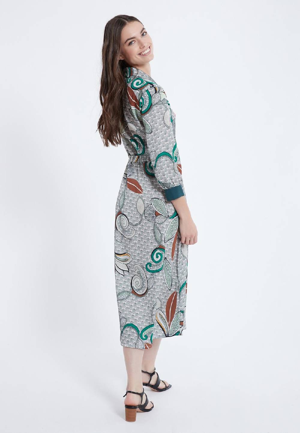 Ana Alcazar Midi Kleid Zeska Tägliche Deals