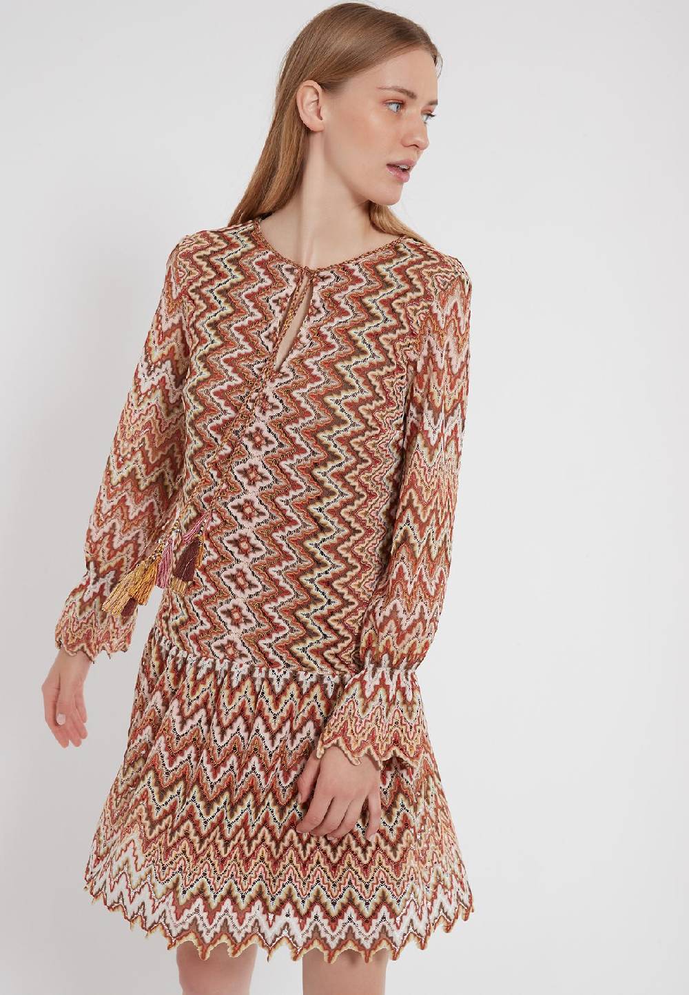 Ana Alcazar Langarm Kleid Zalta Black Friday