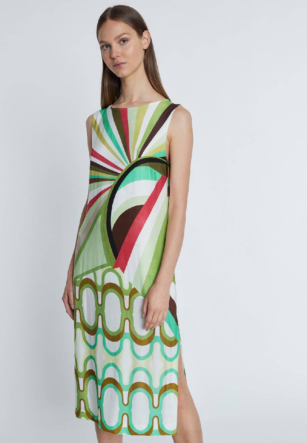 Ana Alcazar Midikleid Rihali Günstiger Verkauf