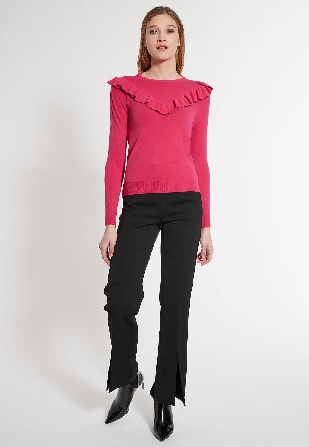 Ana Alcazar Rüschenpullover Ewassy im Angebot