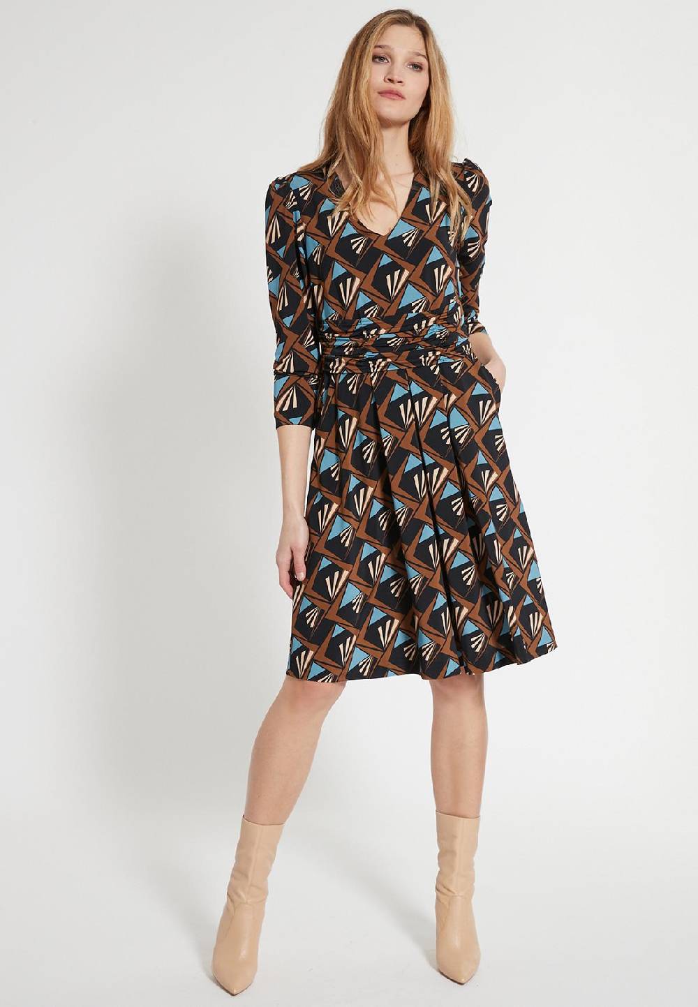 Ana Alcazar Tailliertes Kleid Esadia Sonderangebot