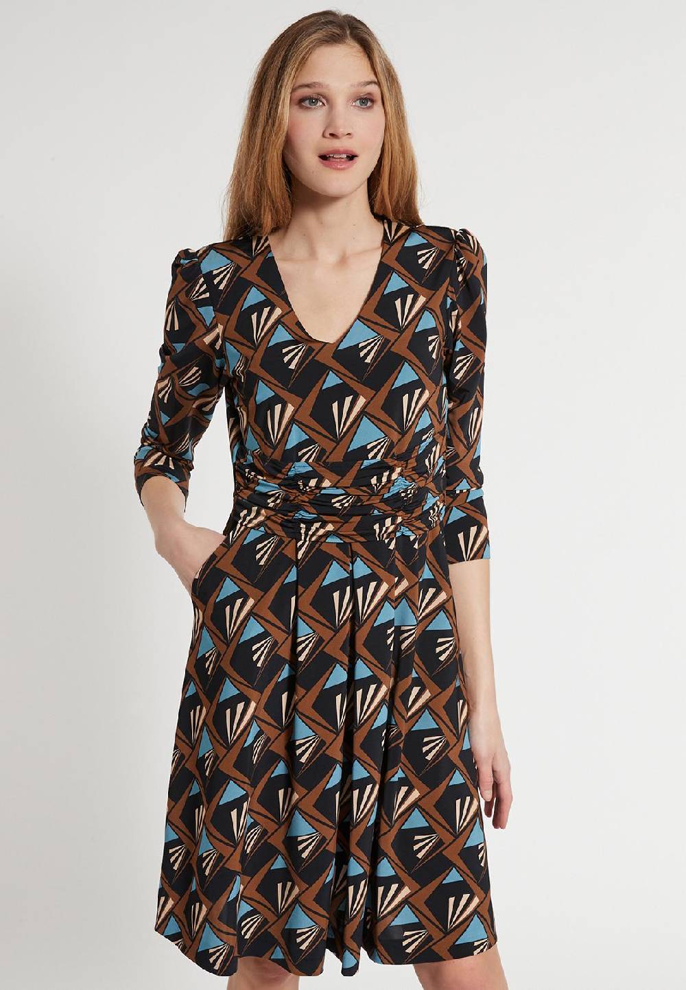 Ana Alcazar Tailliertes Kleid Esadia Sonderangebot