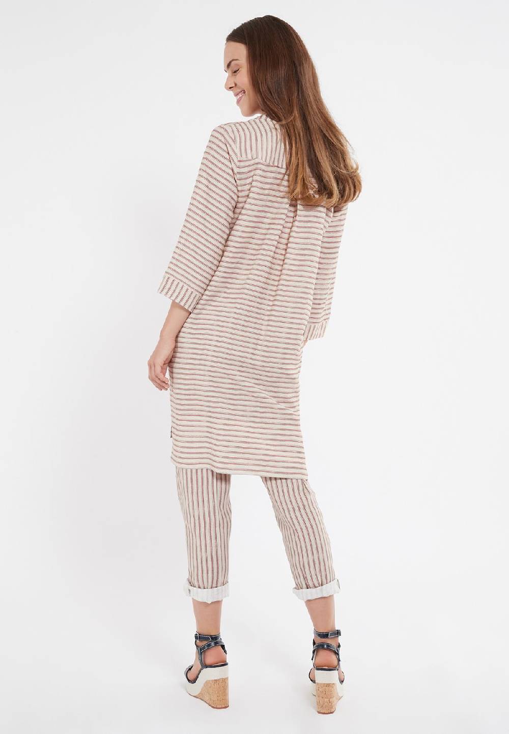 Ana Alcazar Leinen Hemdblusen Kleid Zemla Rabatte dieses Monats
