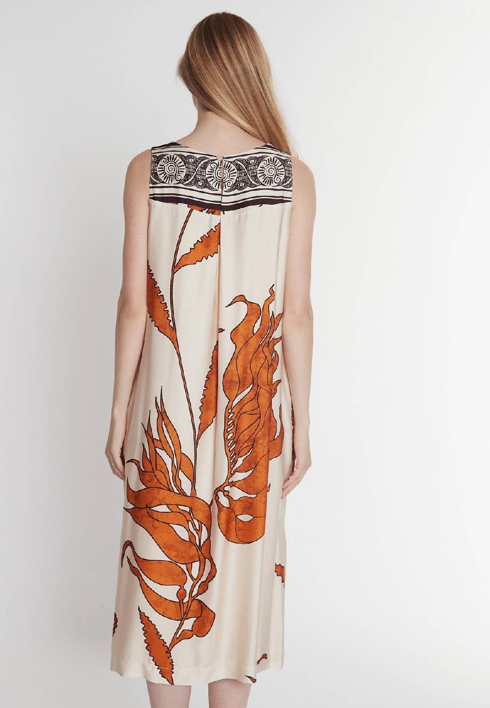 Ana Alcazar Midikleid Palea Riesige Rabatte