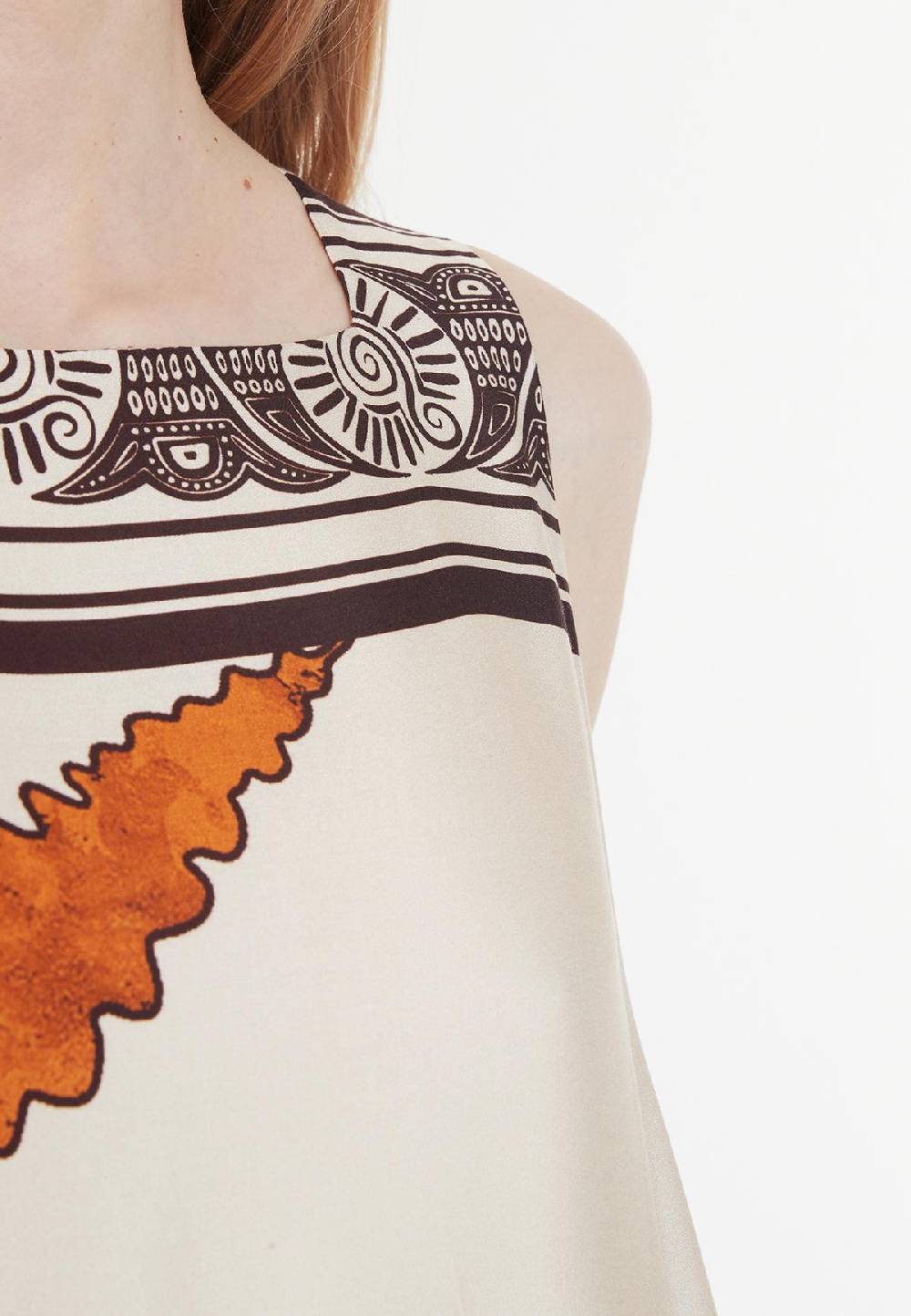 Ana Alcazar Midikleid Palea Riesige Rabatte