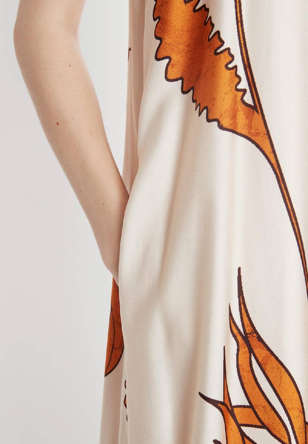 Ana Alcazar Midikleid Palea Riesige Rabatte
