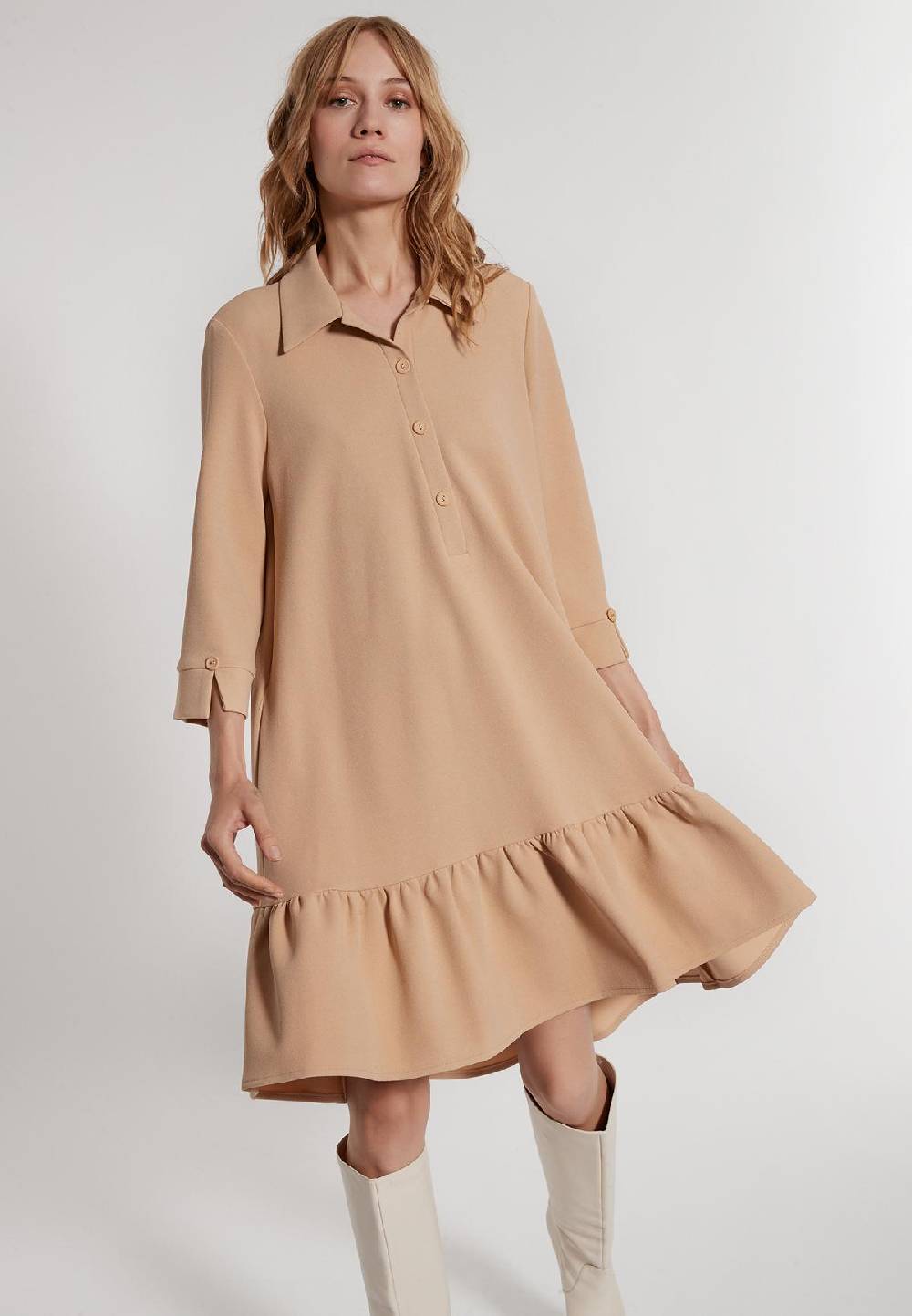 Ana Alcazar Blusenkleid Elbesa Günstiger Verkauf