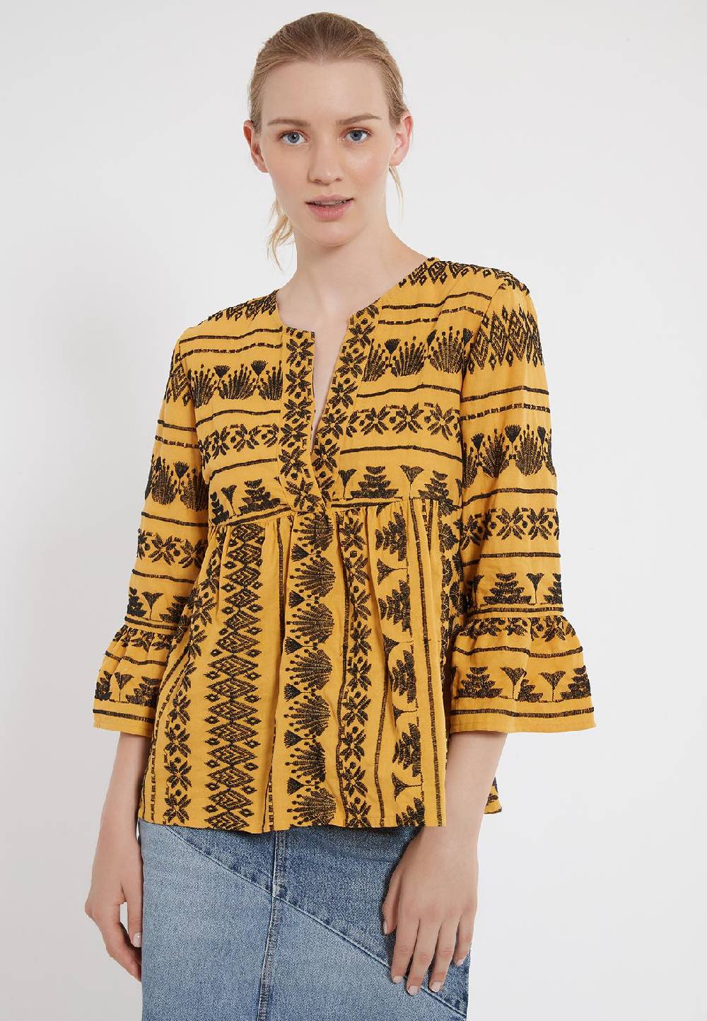 Ana Alcazar Bluse Baumwolle Zello Große Rabatte