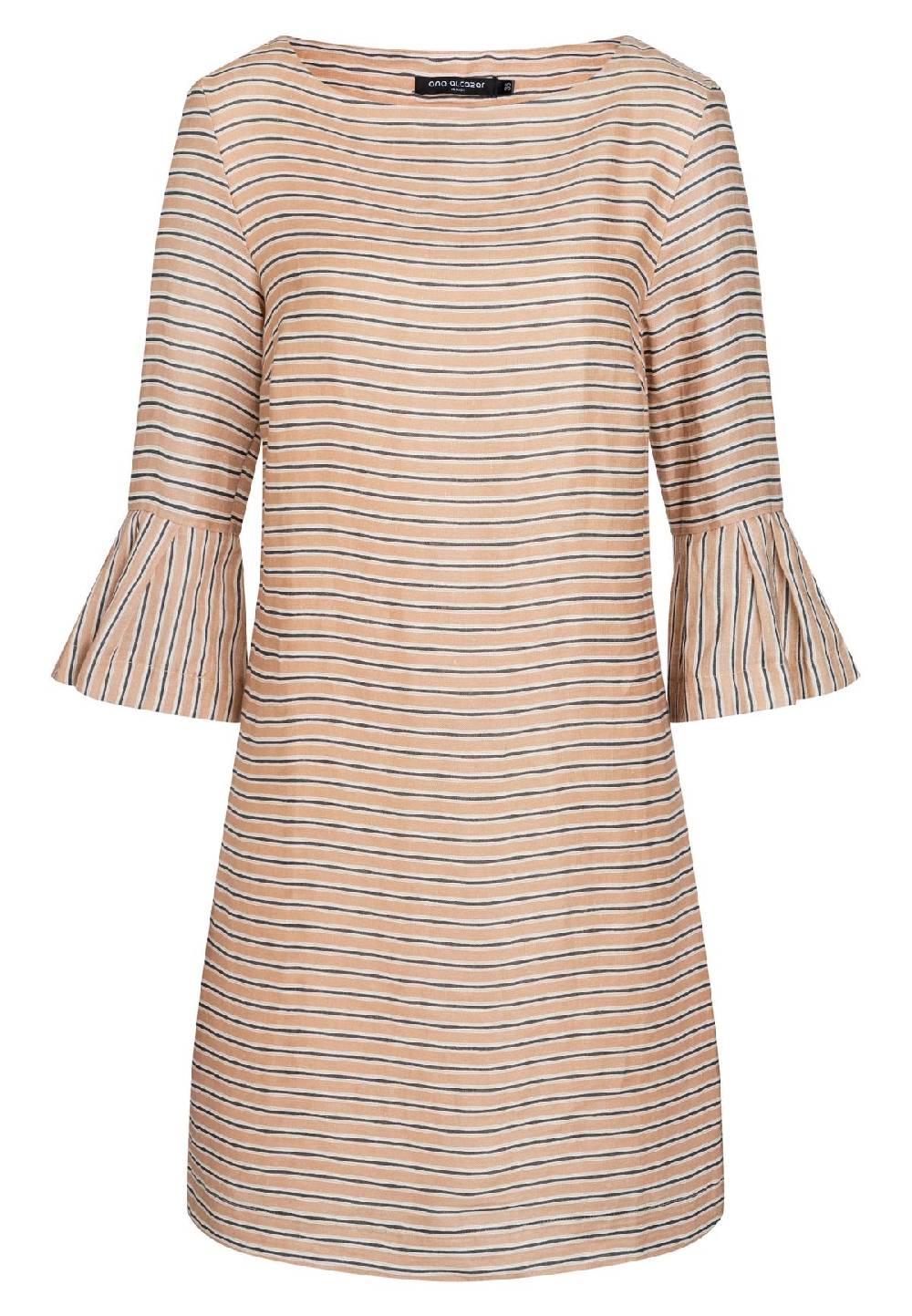 Ana Alcazar Volant Leinenkleid Zemos Saisonale Angebote