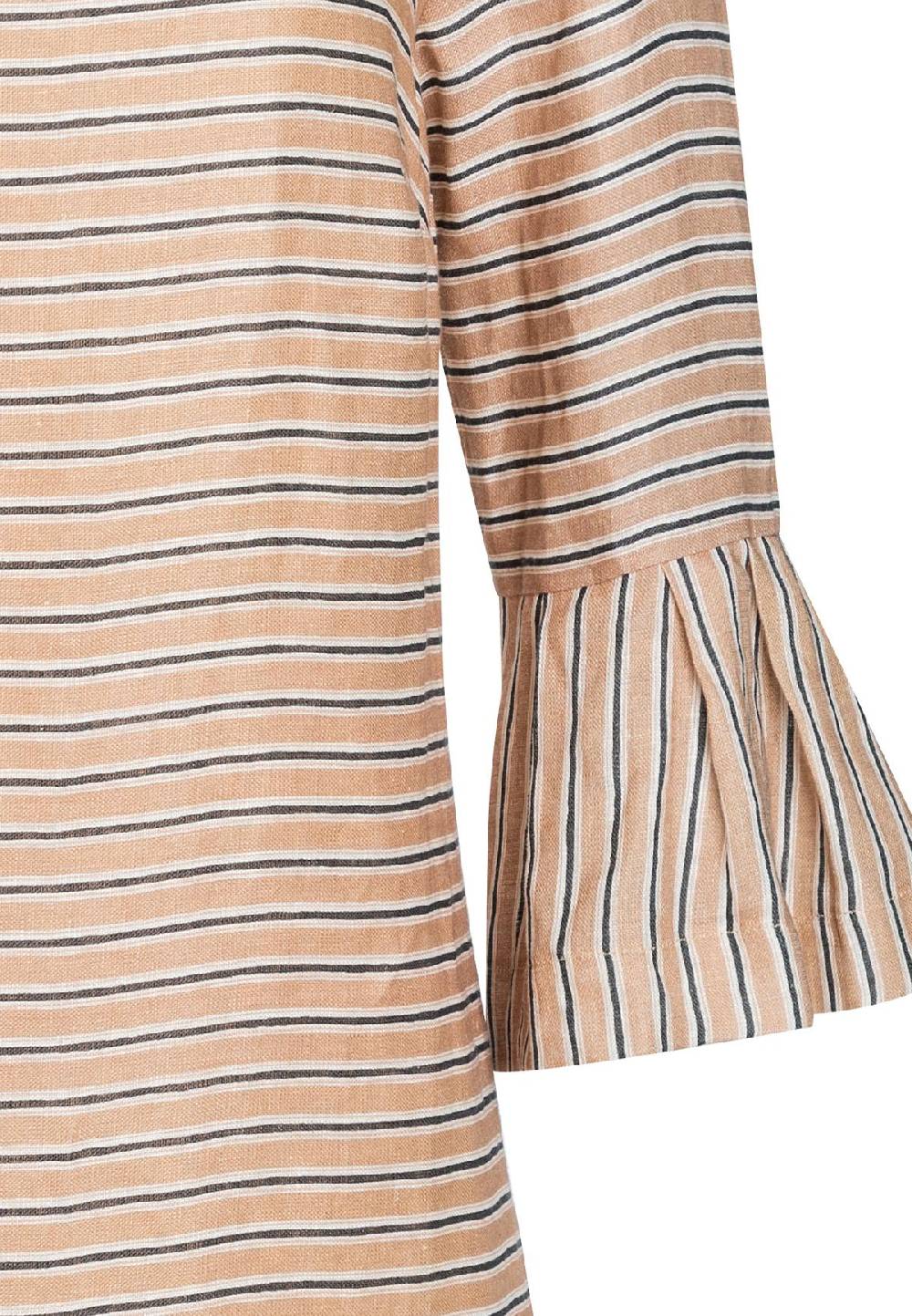 Ana Alcazar Volant Leinenkleid Zemos Saisonale Angebote