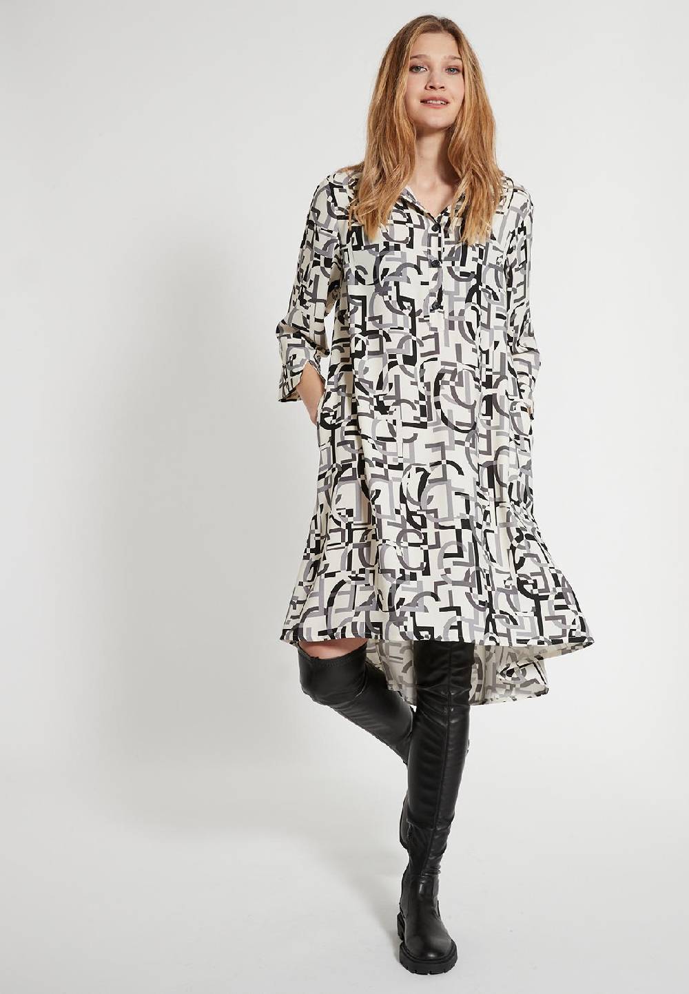 Ana Alcazar Weites Kleid Edena 50% Rabatt mit kostenlosem Versand