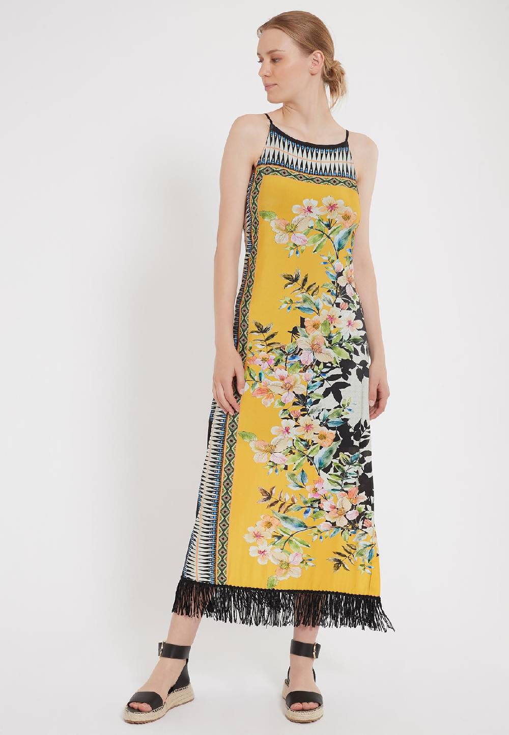 Ana Alcazar Maxi Kleid Zipta Begrenzte Freigabe