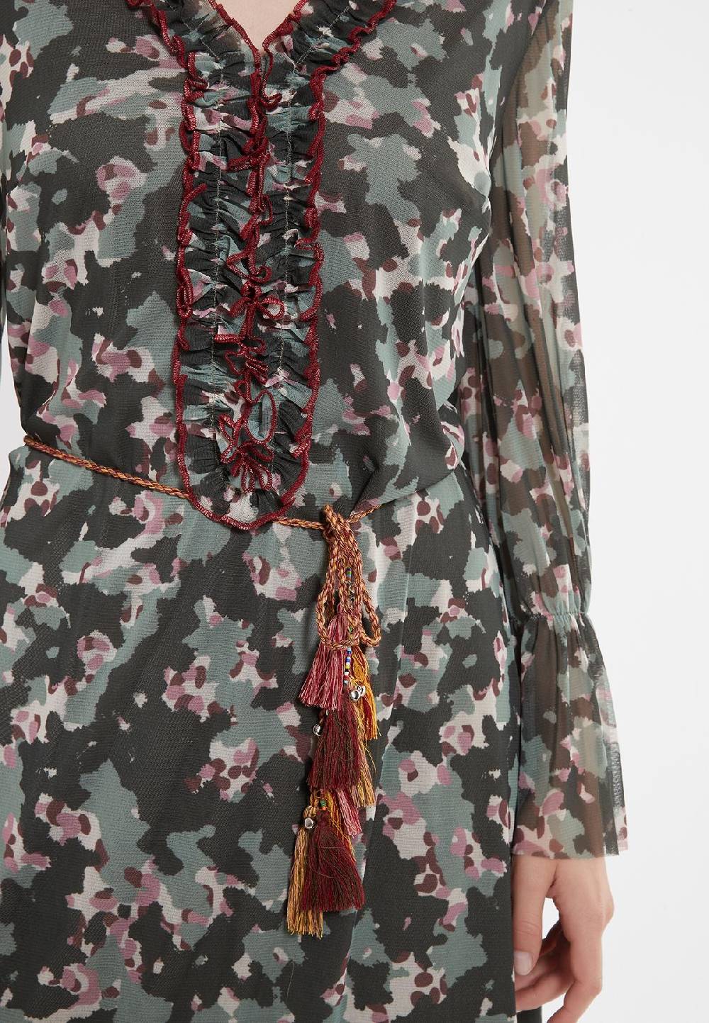 Ana Alcazar Langarm Kleid Zigea Nur noch ein Tag übrig