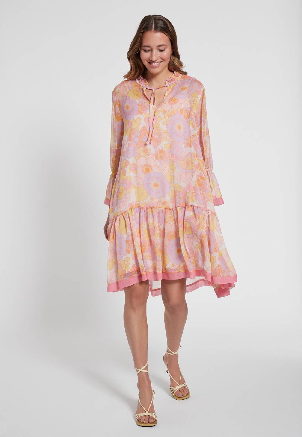 Ana Alcazar Rüschenkleid Gorgy Clearance-Verkauf