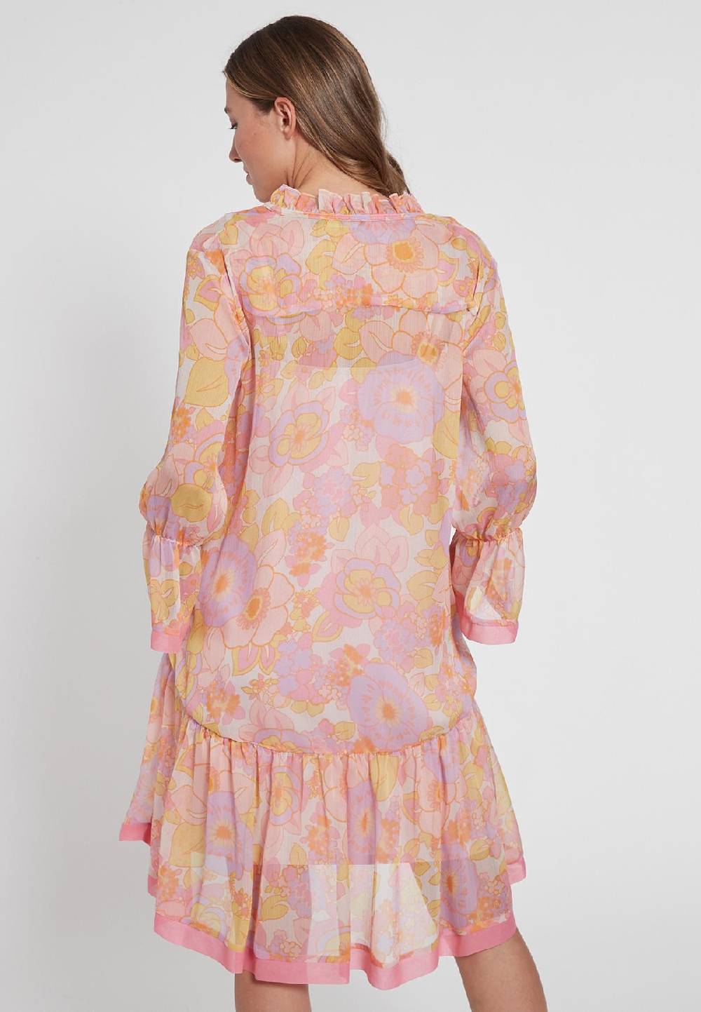 Ana Alcazar Rüschenkleid Gorgy Clearance-Verkauf