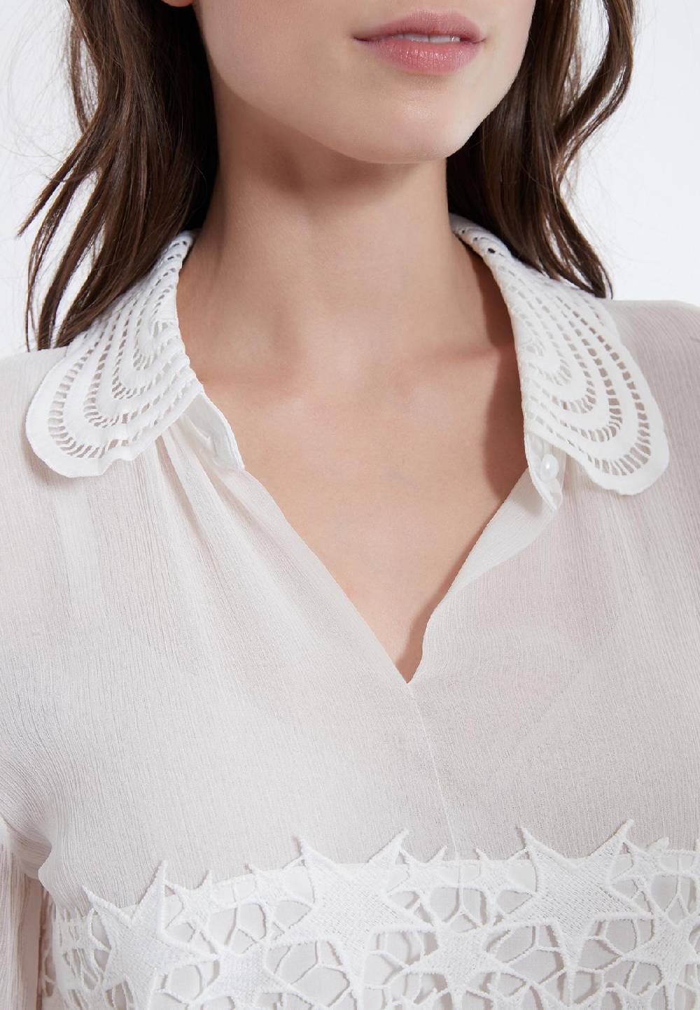 Ana Alcazar Spitzenbluse Adne Kostenloser Versand international