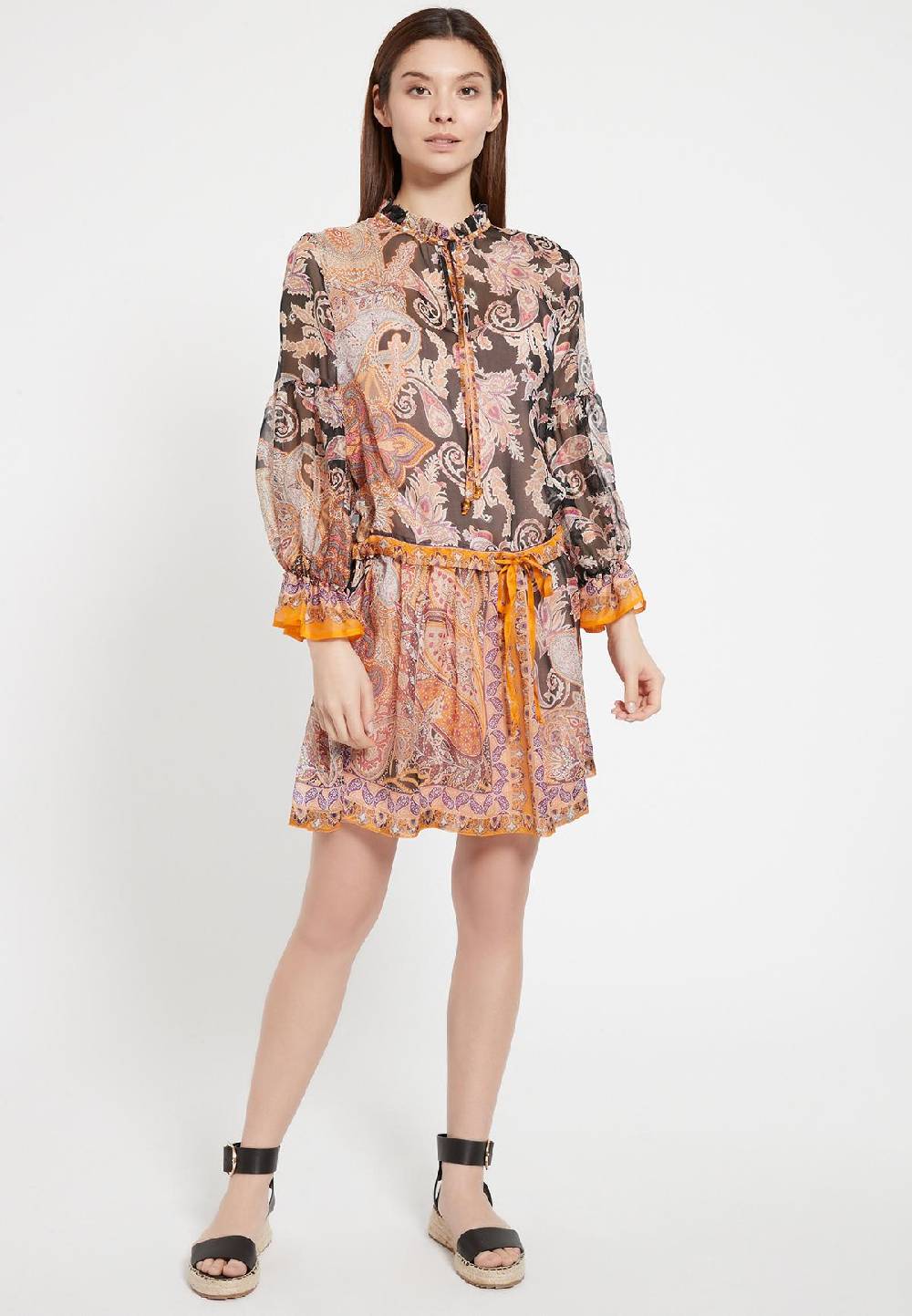 Ana Alcazar Boho Seidenkleid Zezoy 2025