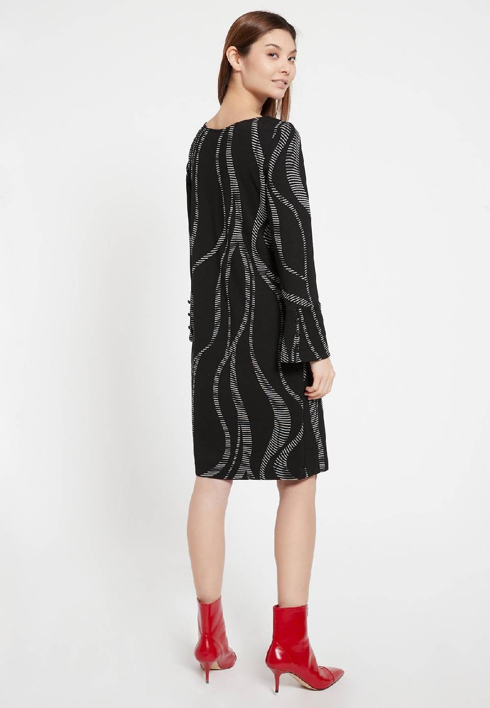 Ana Alcazar Langarmkleid Beola Fabrik Onlineshop