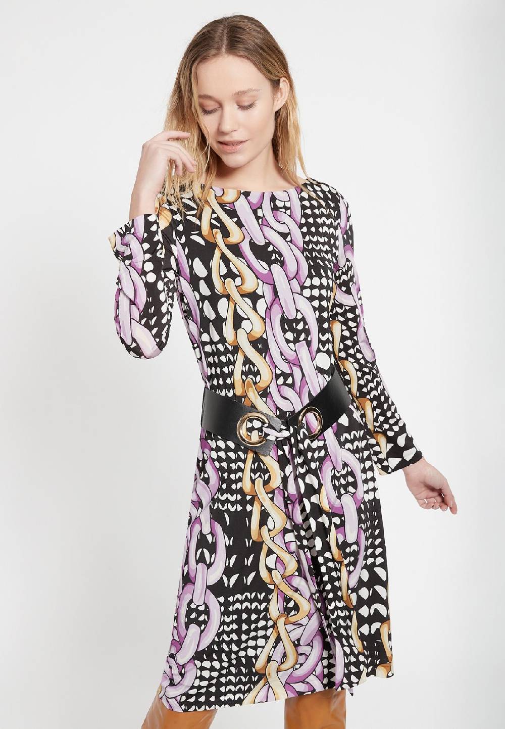 Ana Alcazar Printkleid Bevala Großer Ausverkauf
