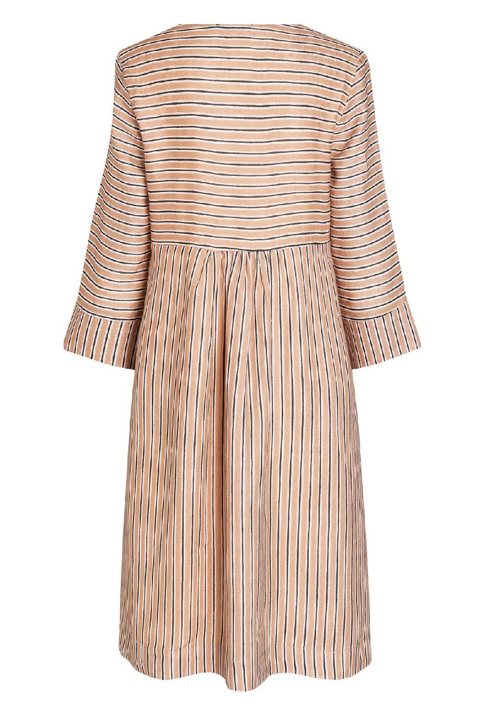 Ana Alcazar Boho Leinenkleid Zemai Blitzverkäufe
