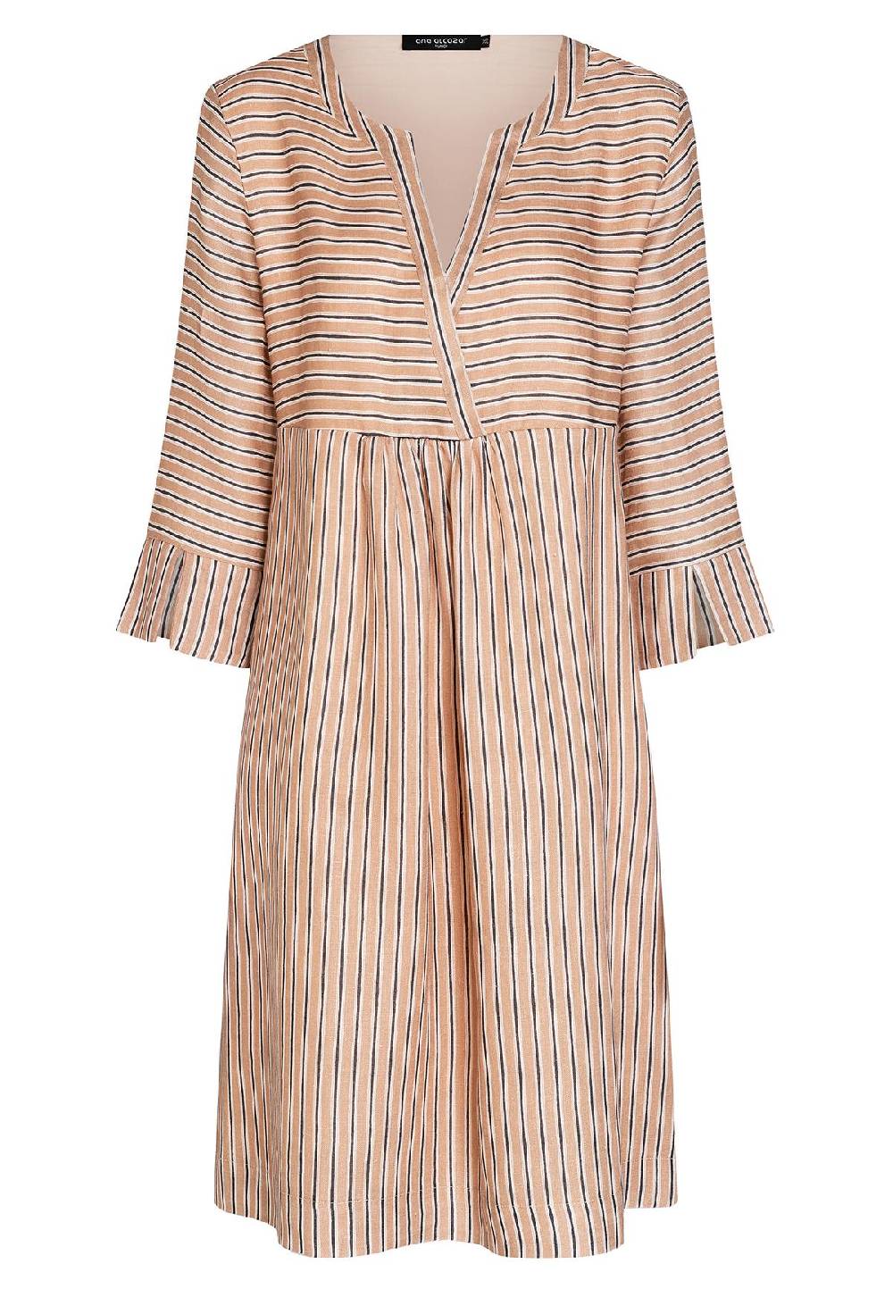 Ana Alcazar Boho Leinenkleid Zemai Blitzverkäufe