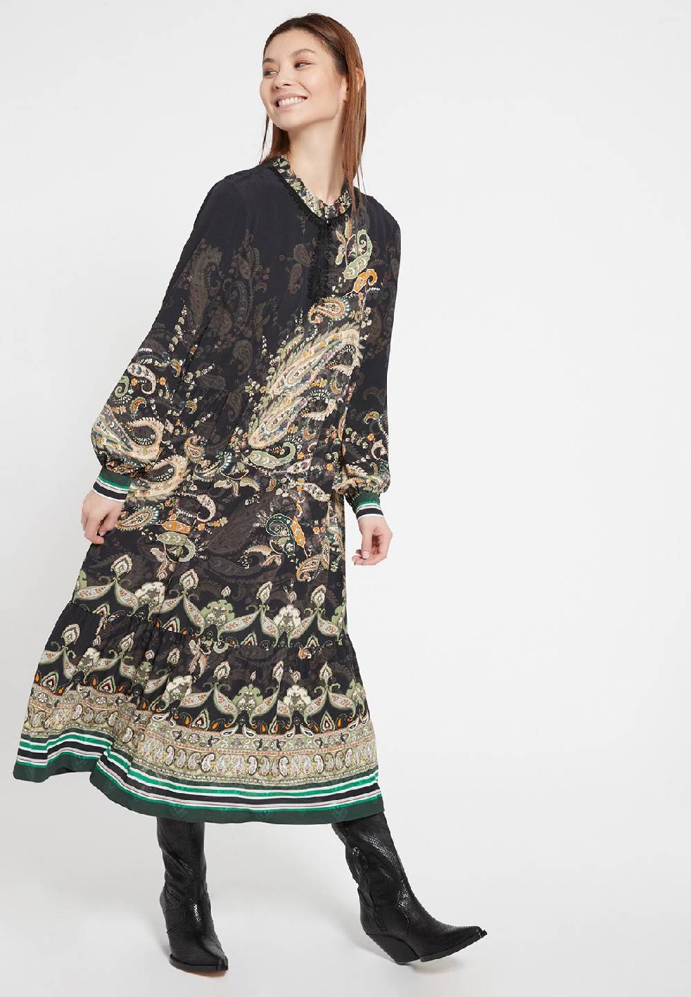 Ana Alcazar Midikleid Balmy Neueste Mode
