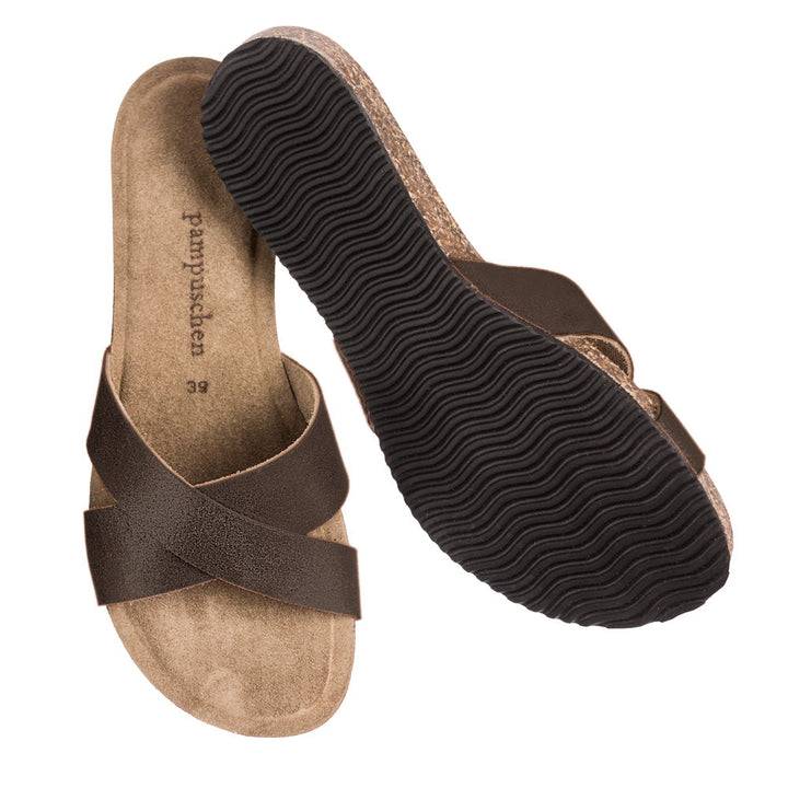 Pampuschen Lyda B metallic schwarz Günstiger Verkauf