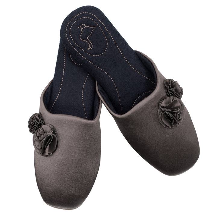 Pampuschen Ginger satin taupe Flash Sale