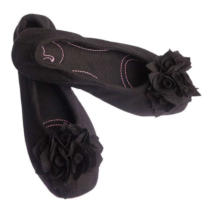 Pampuschen Grace wool schwarz Heißer Verkauf