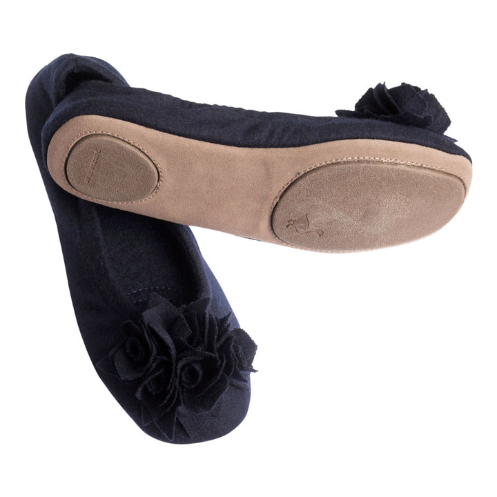 Pampuschen Grace wool dunkelblau Top Angebot