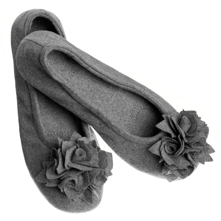 Pampuschen Grace wool kies Online Outlet