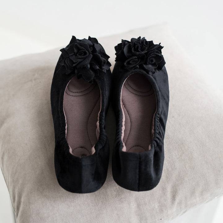 Pampuschen Grace velvet schwarz Bestseller