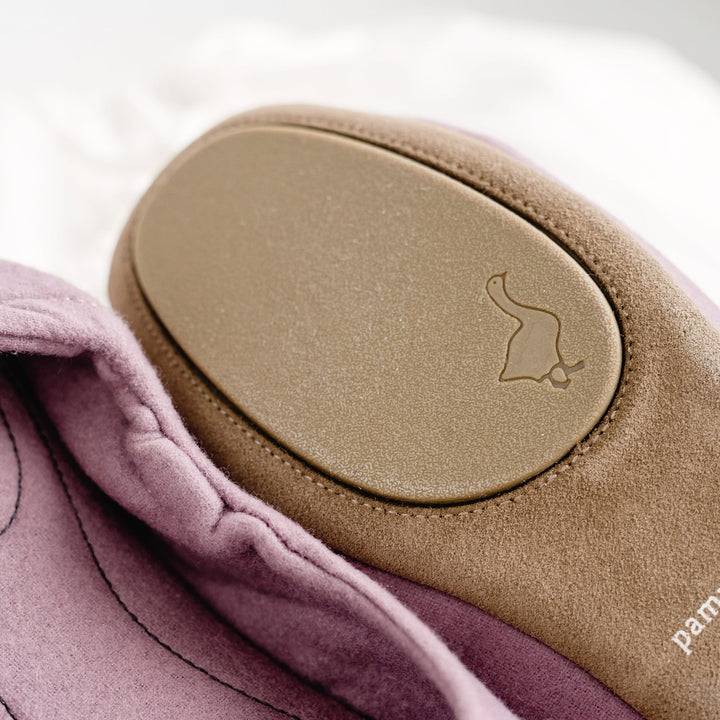 Pampuschen Grace wool dunkle malve Kauf eins, bekomm eins gratis