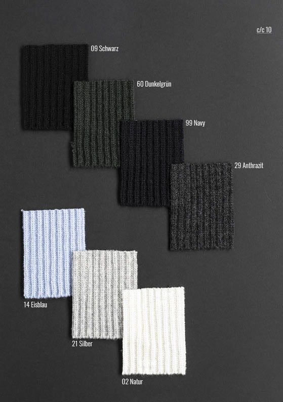 Phil Petter Stehkragen-Pullover aus Cashmerino, Perlfang-Strick Sonderangebot