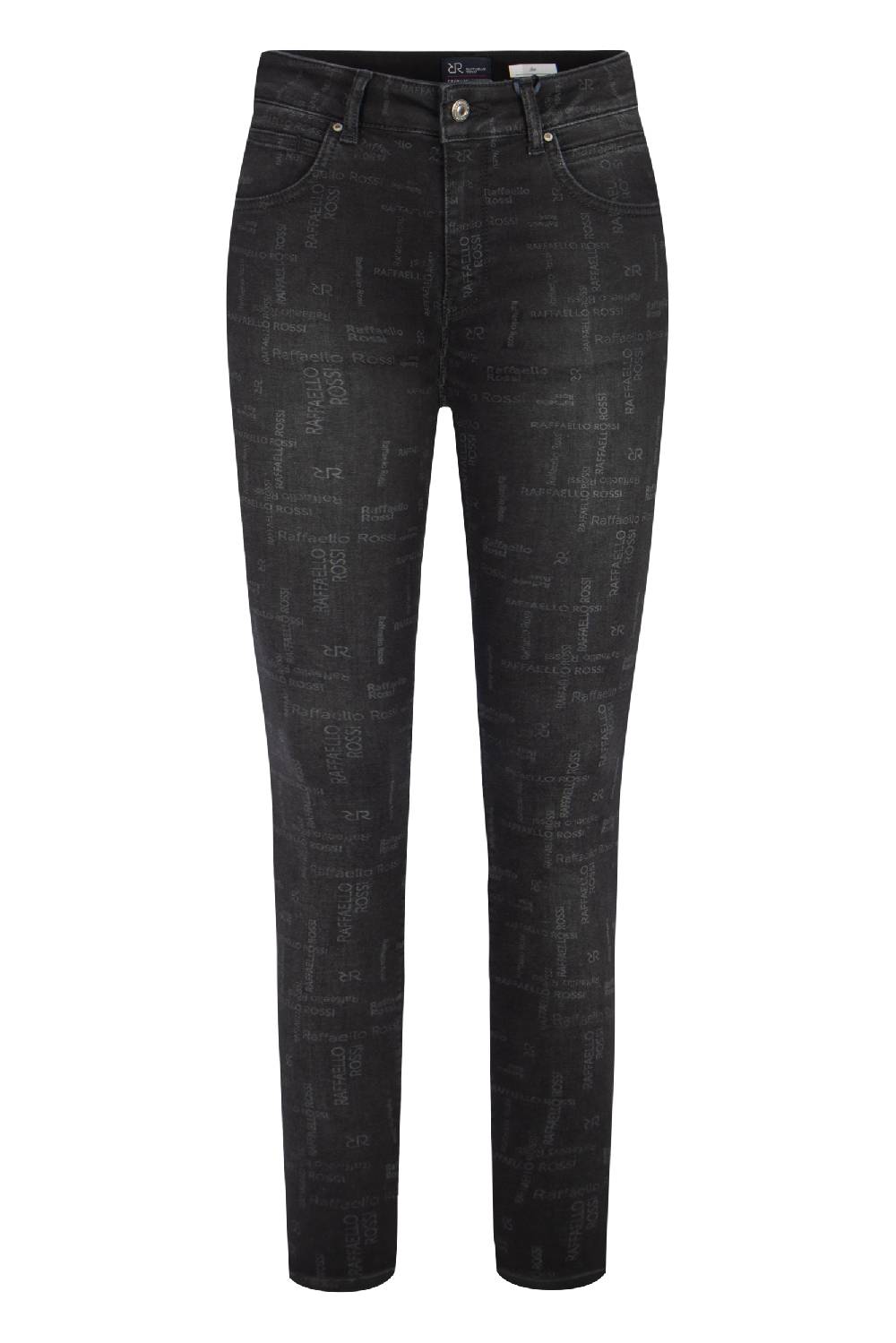 ﻿Raffaello Rossi 5-Pocket Skinny lang Mid Waist gemustert: AMAL L Auslauf