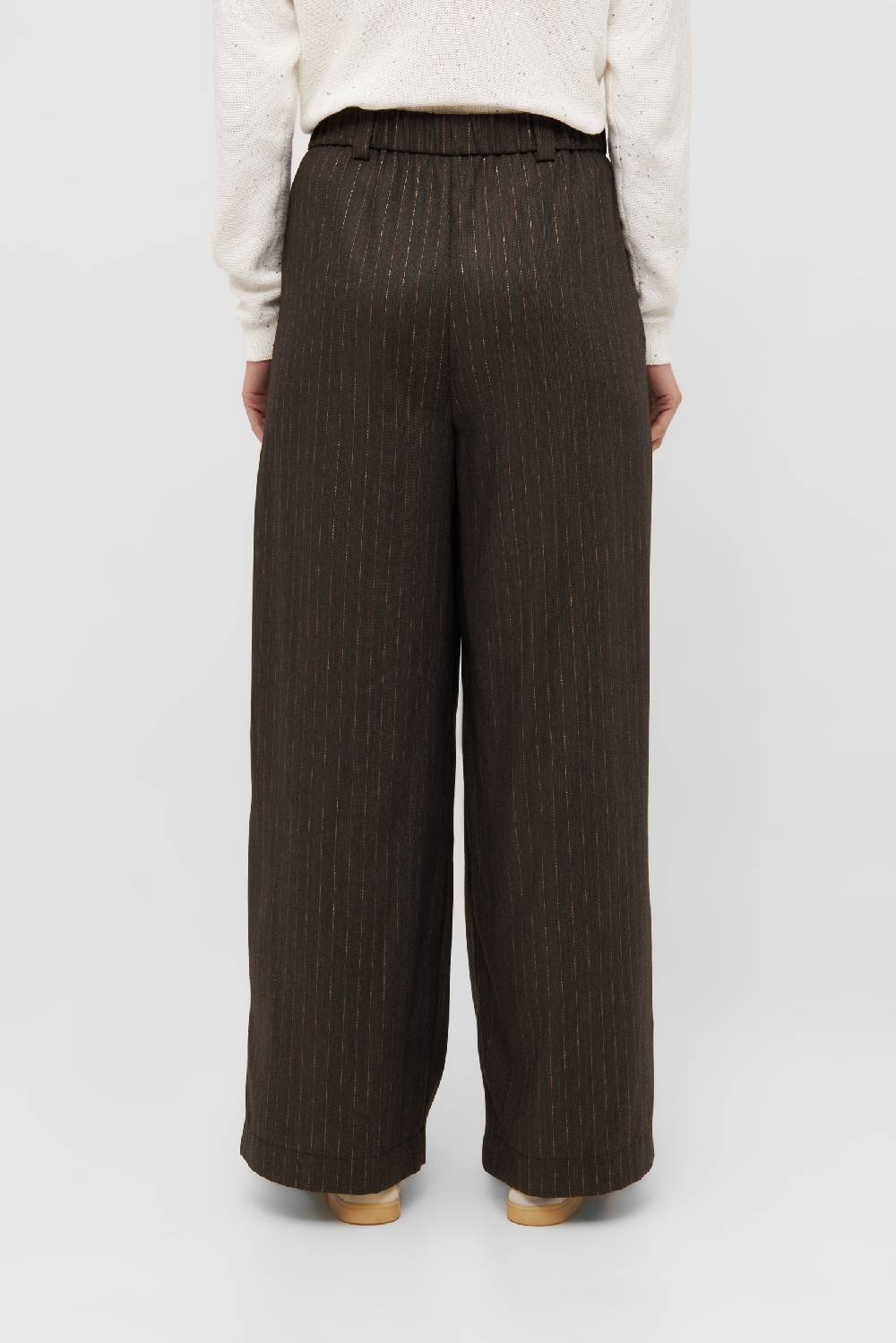 Raffaello Rossi Marlenehose Wide Leg lang High Waist gemustert: DOMINIQUE Schlussverkauf