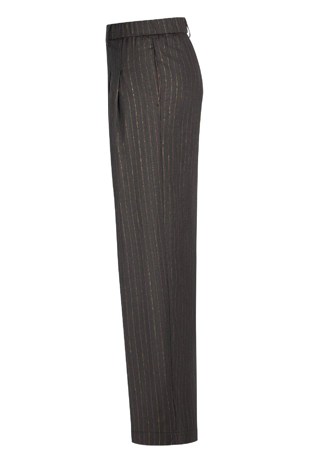 Raffaello Rossi Marlenehose Wide Leg lang High Waist gemustert: DOMINIQUE Schlussverkauf