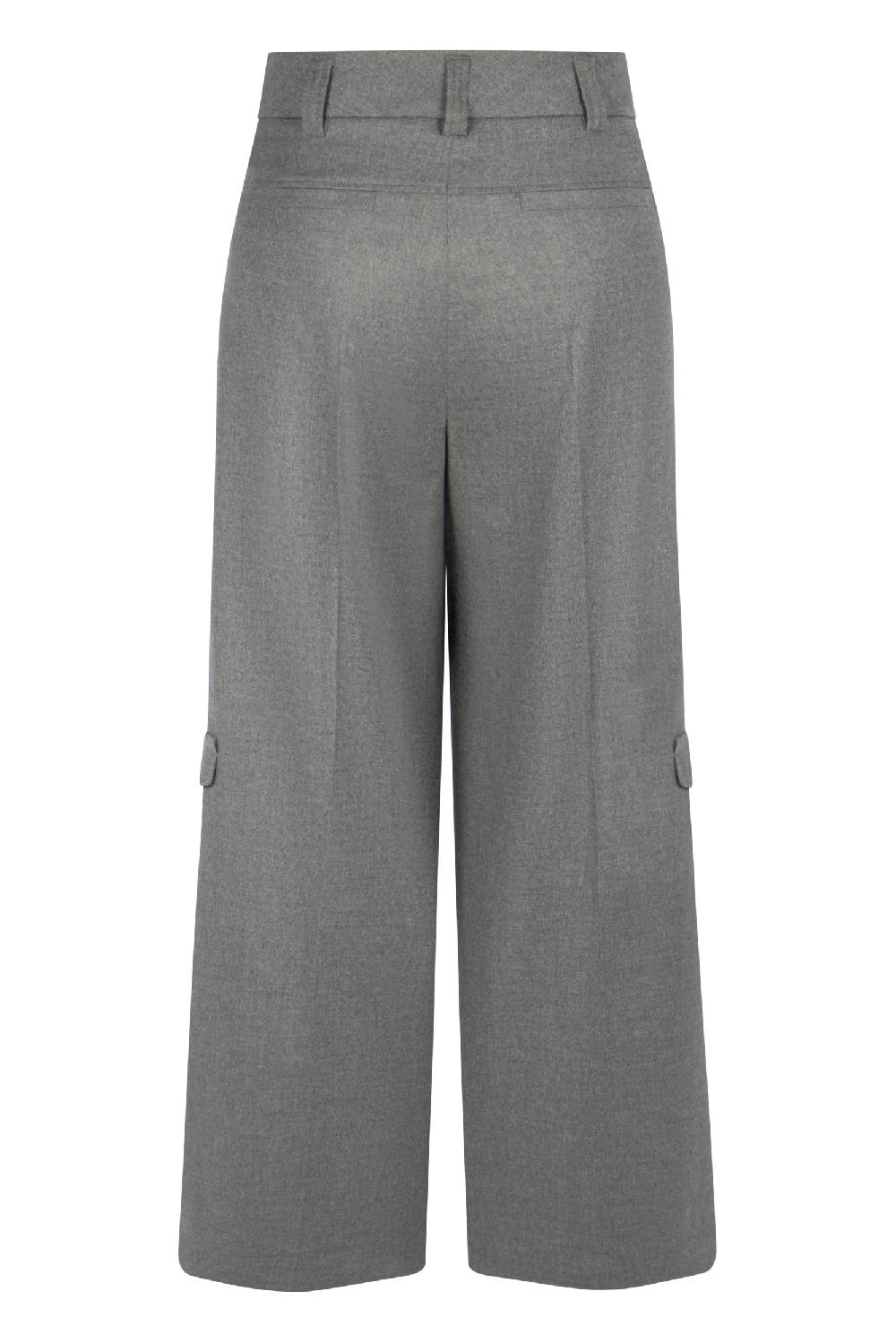 Raffaello Rossi Cargo Wide Leg lang High Waist grau: JASCHA Sonderangebot