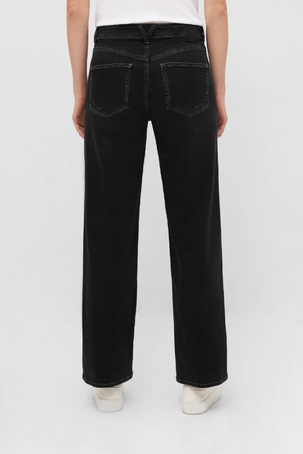 Raffaello Rossi Marlenehose Straight lang Mid Waist grau: KIRA B Günstig kaufen