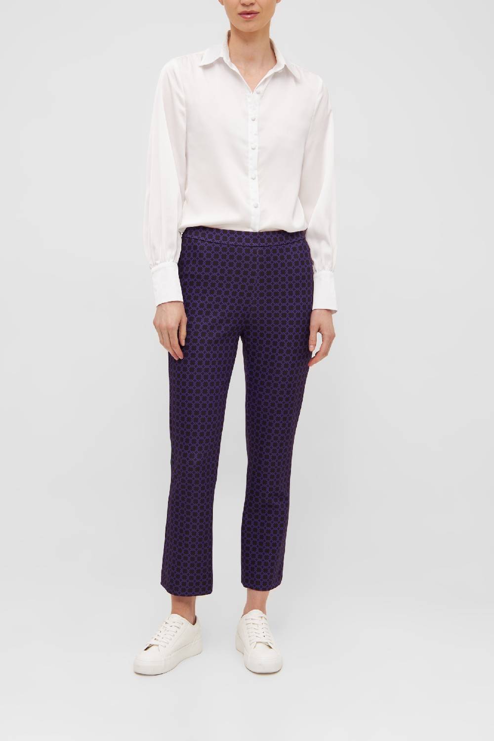 Raffaello Rossi Bootcut Slim verkürzt -7/8 Mid Waist gemustert: MACY 7/8 Versandkostenfrei