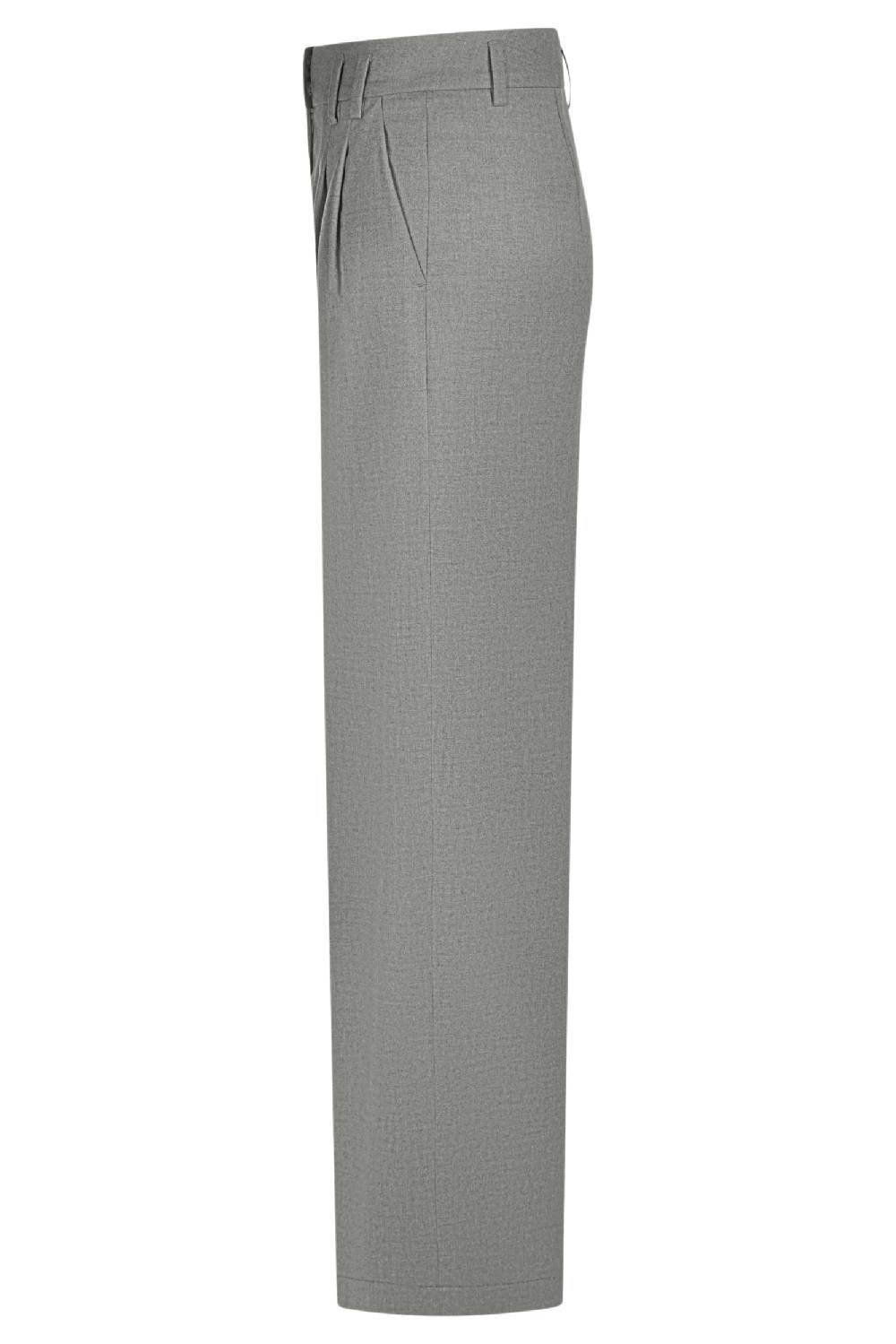 Raffaello Rossi Bundfaltenhose Wide Leg lang High Waist grau: MAYLA Begrenztes Angebot