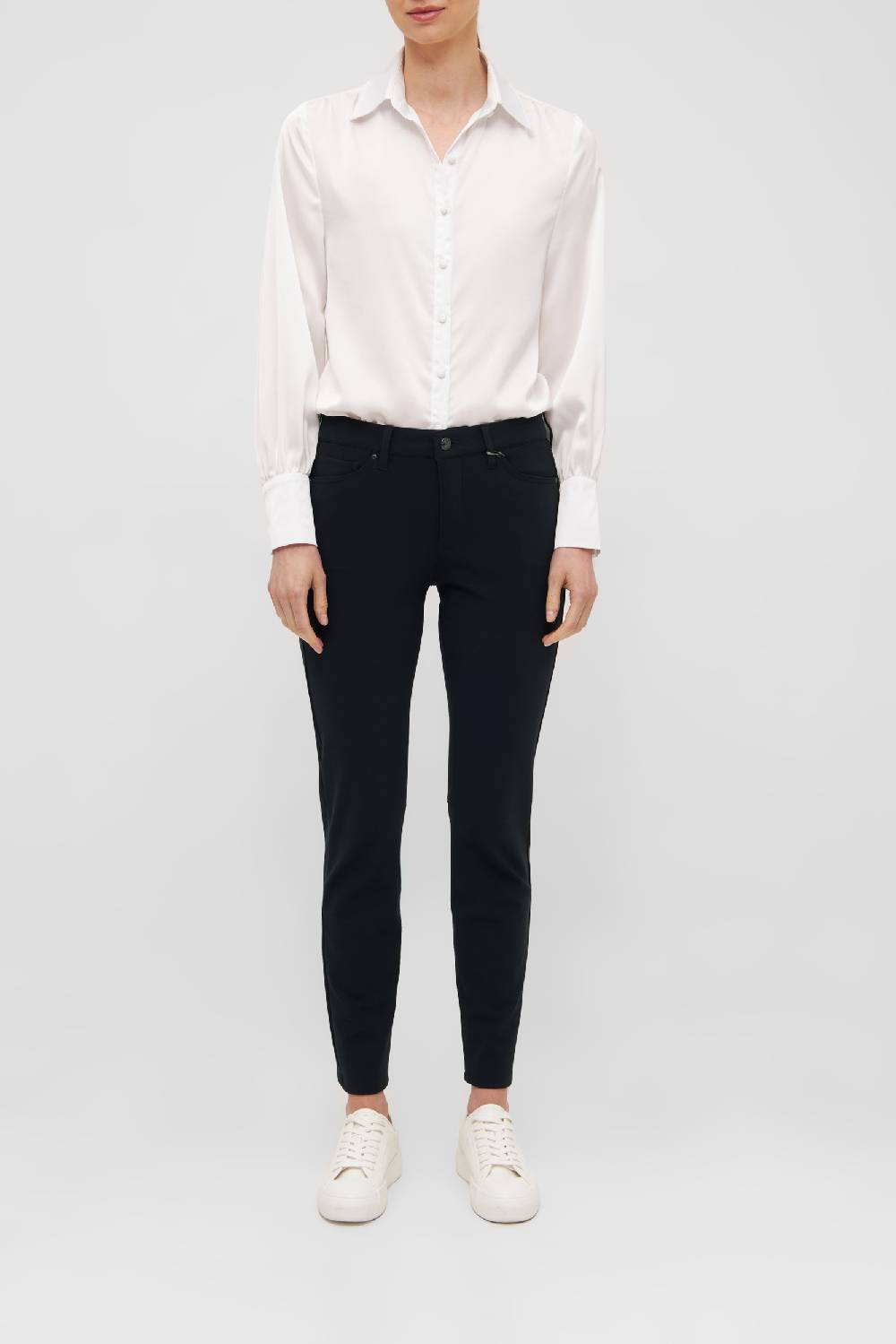 Raffaello Rossi 5-Pocket Slim lang Mid Waist schwarz: SUZY Muttertagsangebot