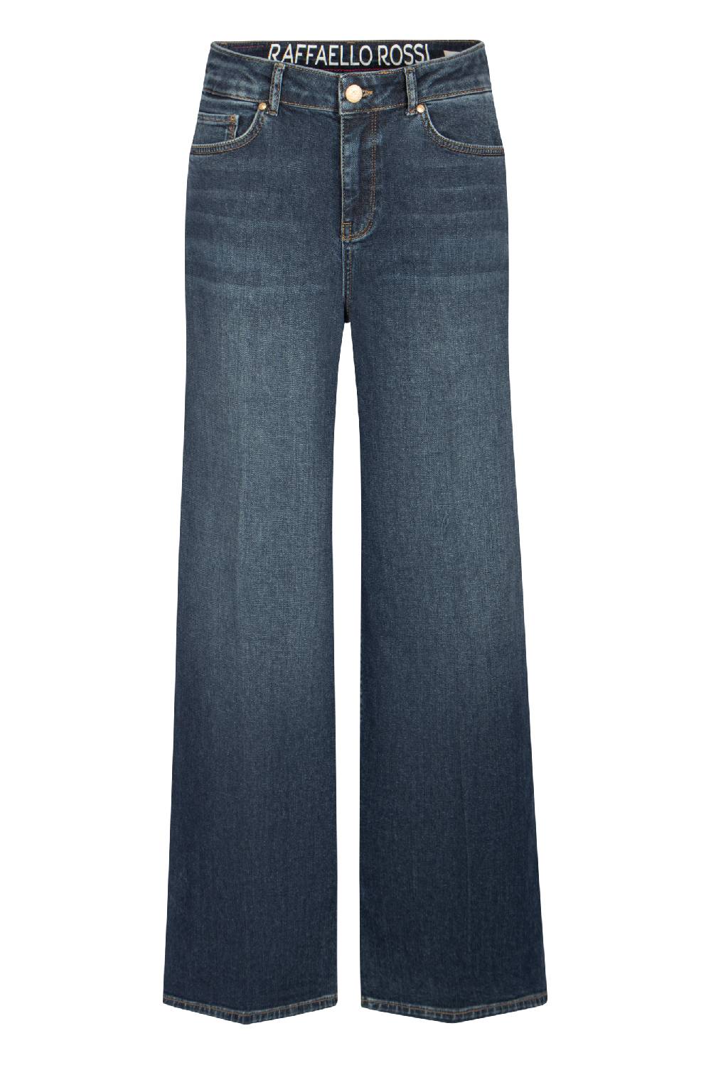 Raffaello Rossi Bootcut Wide Leg lang High Waist blau: SVENTY Valentinstagsangebot