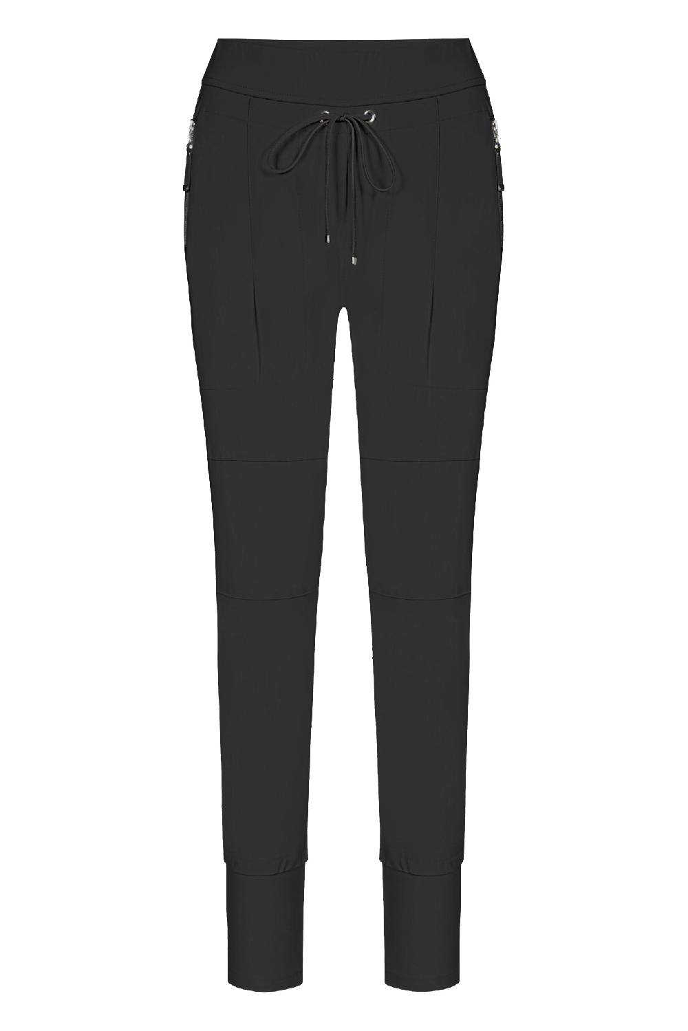 Raffaello Rossi Joggpant Relaxed lang Mid Waist schwarz: CANDY LONG Online Outlet