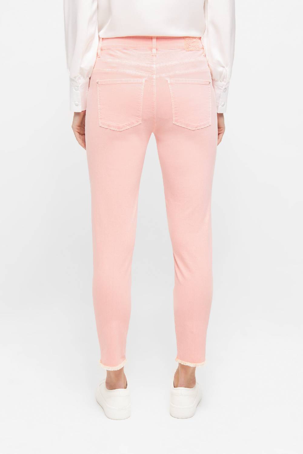 Raffaello Rossi 5-Pocket Slim verkürzt -7/8 Mid Waist rot: AMAL 7/8 Tägliche Deals