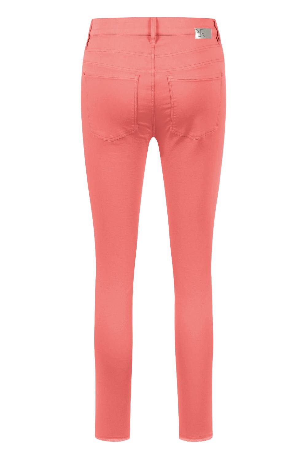 Raffaello Rossi 5-Pocket Slim verkürzt -7/8 Mid Waist rot: AMAL 7/8 Sonderangebote
