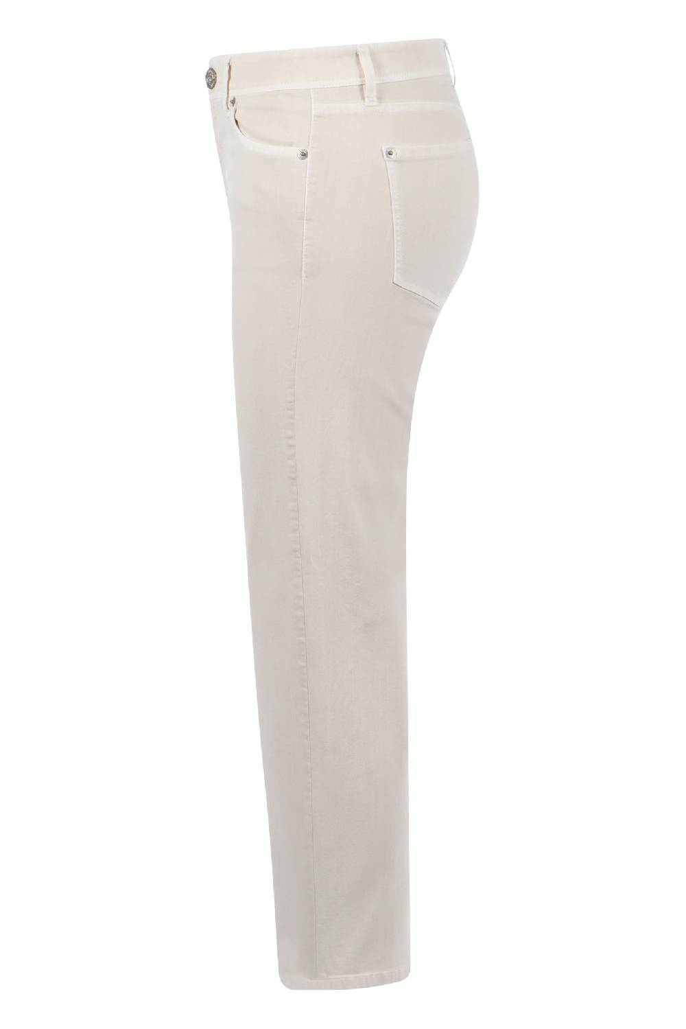 Raffaello Rossi 5-Pocket Straight verkürzt -6/8 Mid Waist beige: LEYLE 6/8 Tiefpreis