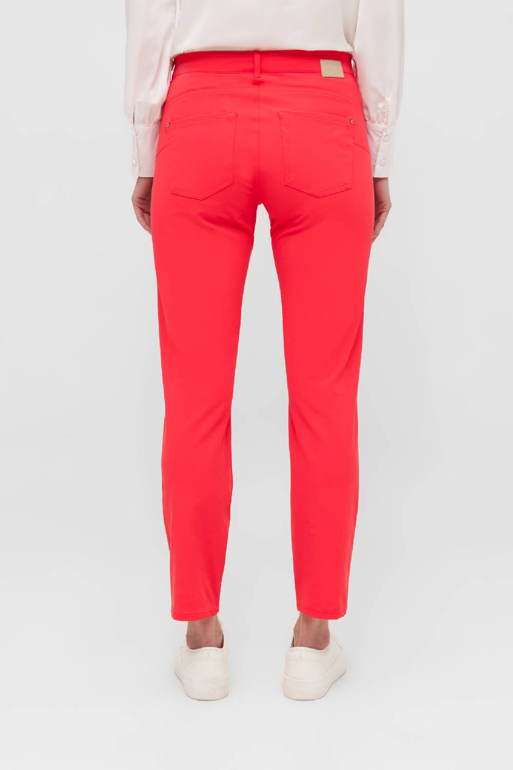 Raffaello Rossi 5-Pocket Slim verkürzt -7/8 Low Waist rot: SUZY Letzte 3 Tage