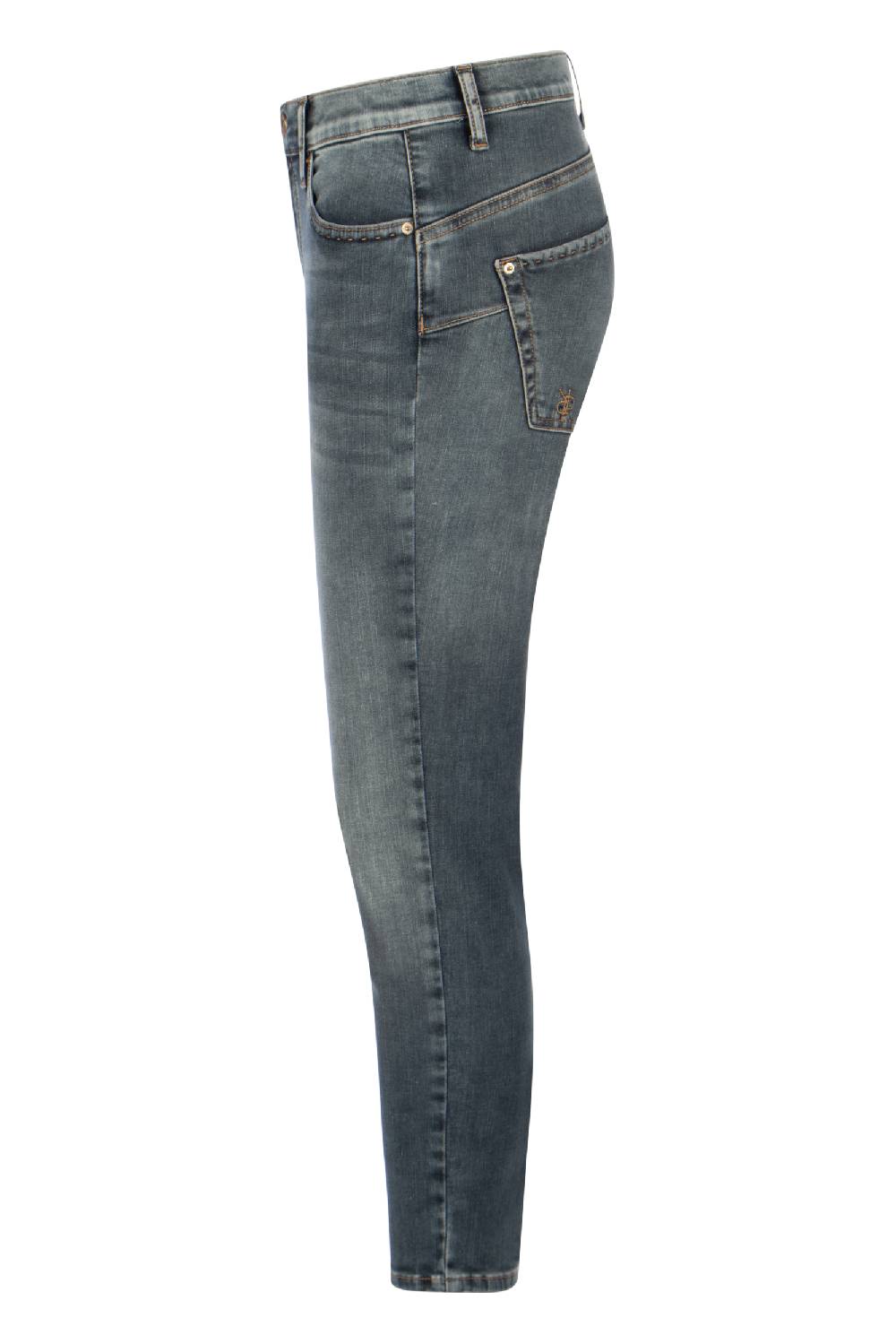 Raffaello Rossi 5-Pocket Slim lang Low Waist grau: SUZY JETZT KAUFEN
