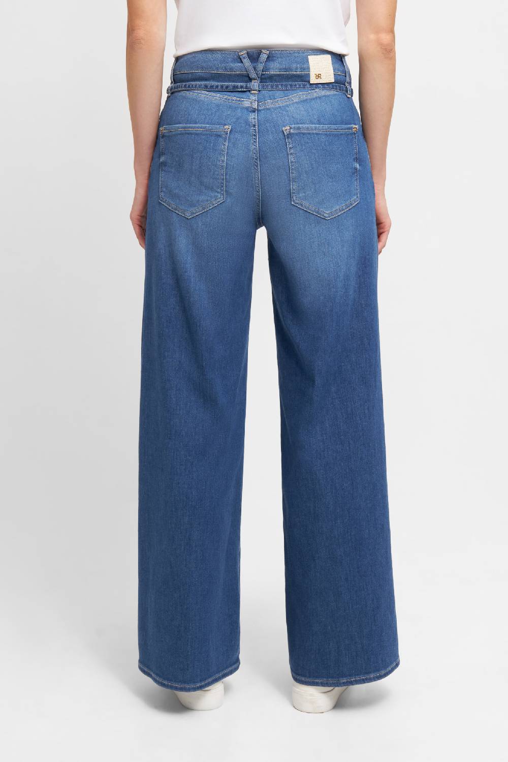 Raffaello Rossi 5-Pocket Wide Leg lang High Waist blau: SVENTY B Neueste Stile